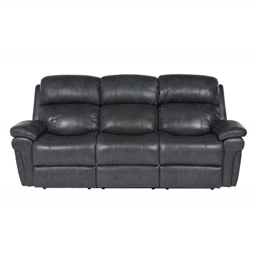 Sunset Trading Luxe Leather Reclining Sofa with Power Headrest