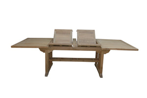 Sahara 106" Rectangular Double Ext. Table