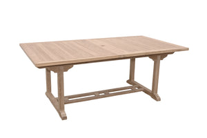 Valencia 117" Rectangular Table w/ Double Extensions