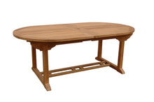 Load image into Gallery viewer, Bahama 117&quot; Oval Extension Table w/ Double Extensions