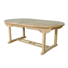 Load image into Gallery viewer, Bahama 117&quot; Oval Extension Table w/ Double Extensions