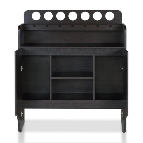 Furniture of America Shelvan Modern Multi-Storage Mini Bar - YNJ-18704C5