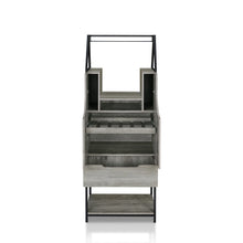 Load image into Gallery viewer, Furniture of America Robble Multi-Storage Wine Cabinet in Vintage Gray Oak - YNJ-19701C35