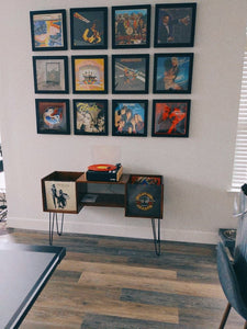 Audio Cabinet | Record Player Stand | Vinyl Record Display